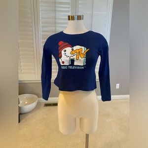 Cabana by Crown & Ivy Long Sleeve MTV Tee (NWT) Size M